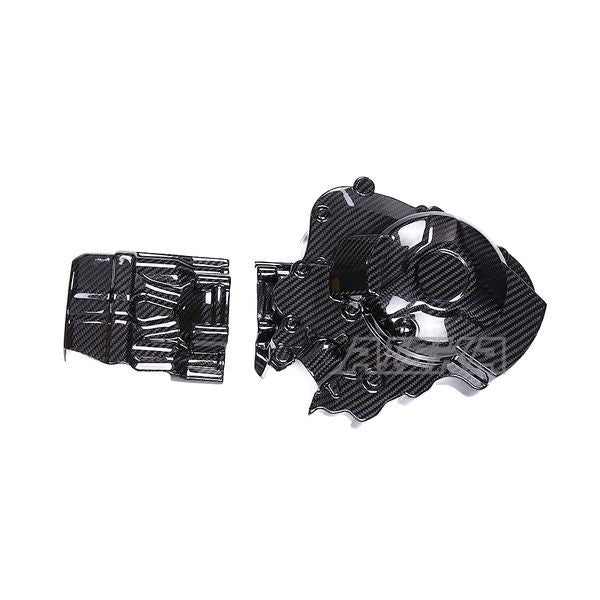 AISKA 100% 3K Dry Carbon Fiber Motorcycle Accessories Engine Cover Protection Cover for Yamaha MT09 FZ09 2017-2020