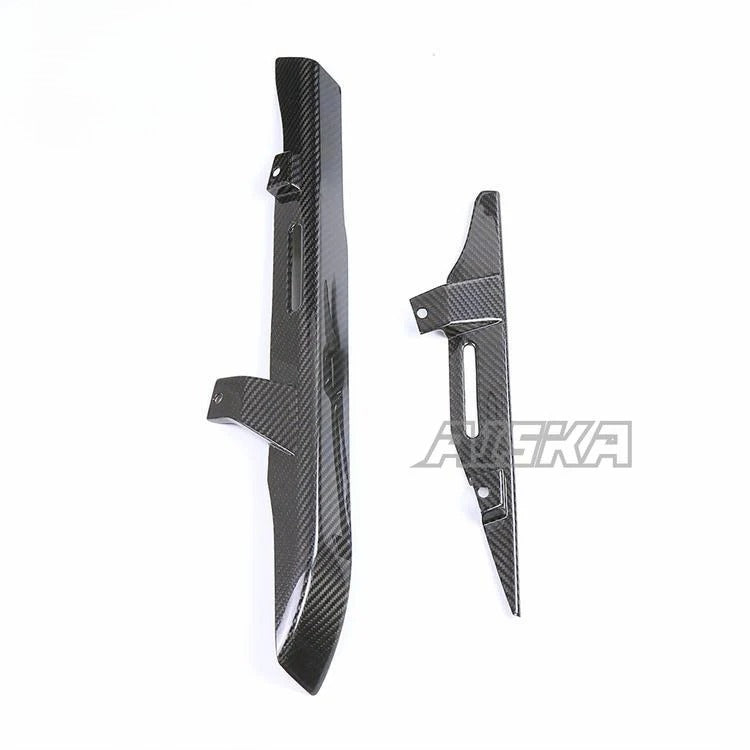 AISKA 100% 3K Dry Carbon Fiber Motorcycle Racing Rear Chain Guard Cover for Harley Davidson Sportster S 1250