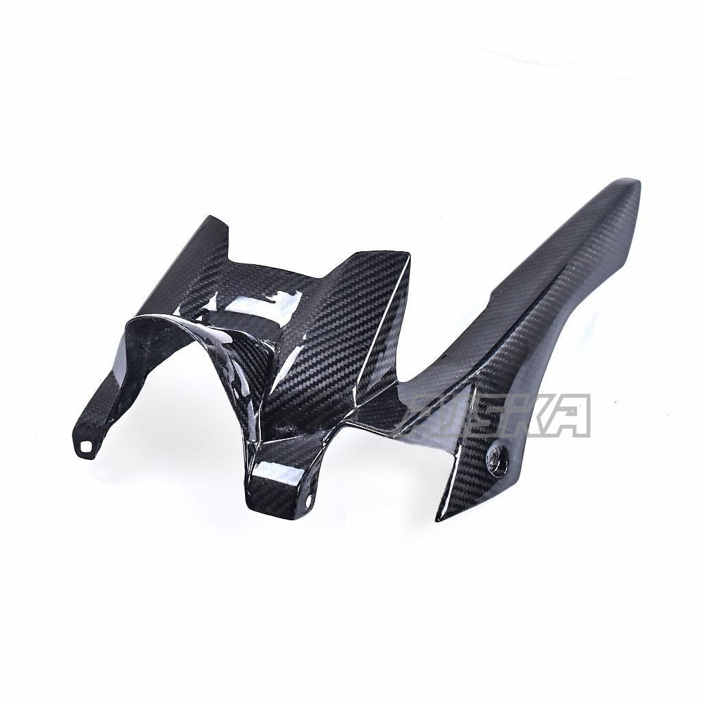 AISKA Motorcycle 100% Dry Carbon Fiber Rear Hugger Fender Splash Mud Dust Guard Mudguard for Yamaha MT07 MT-07 2014-2022