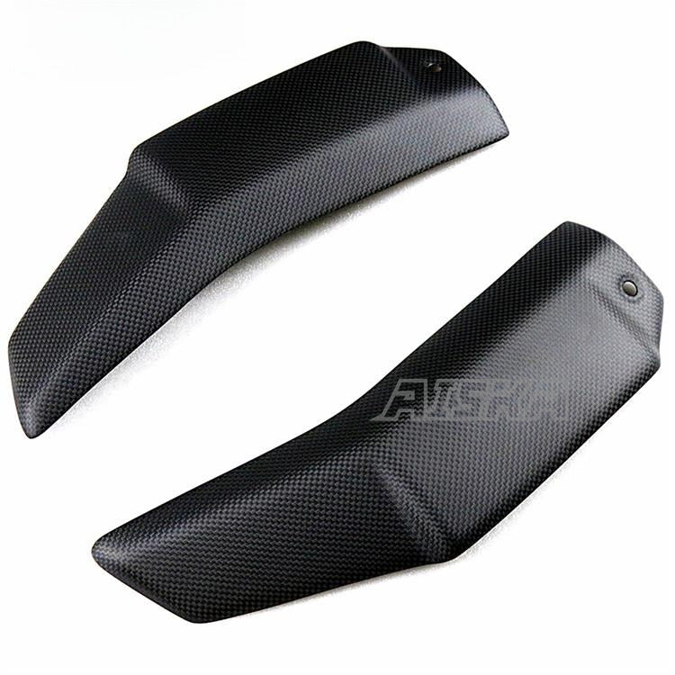 AISKA 100% Dry Carbon Fiber Motorcycle Accessories Radiator Guards Fairings for Ducati Streetfighter V4 V4S 2019 - 2024
