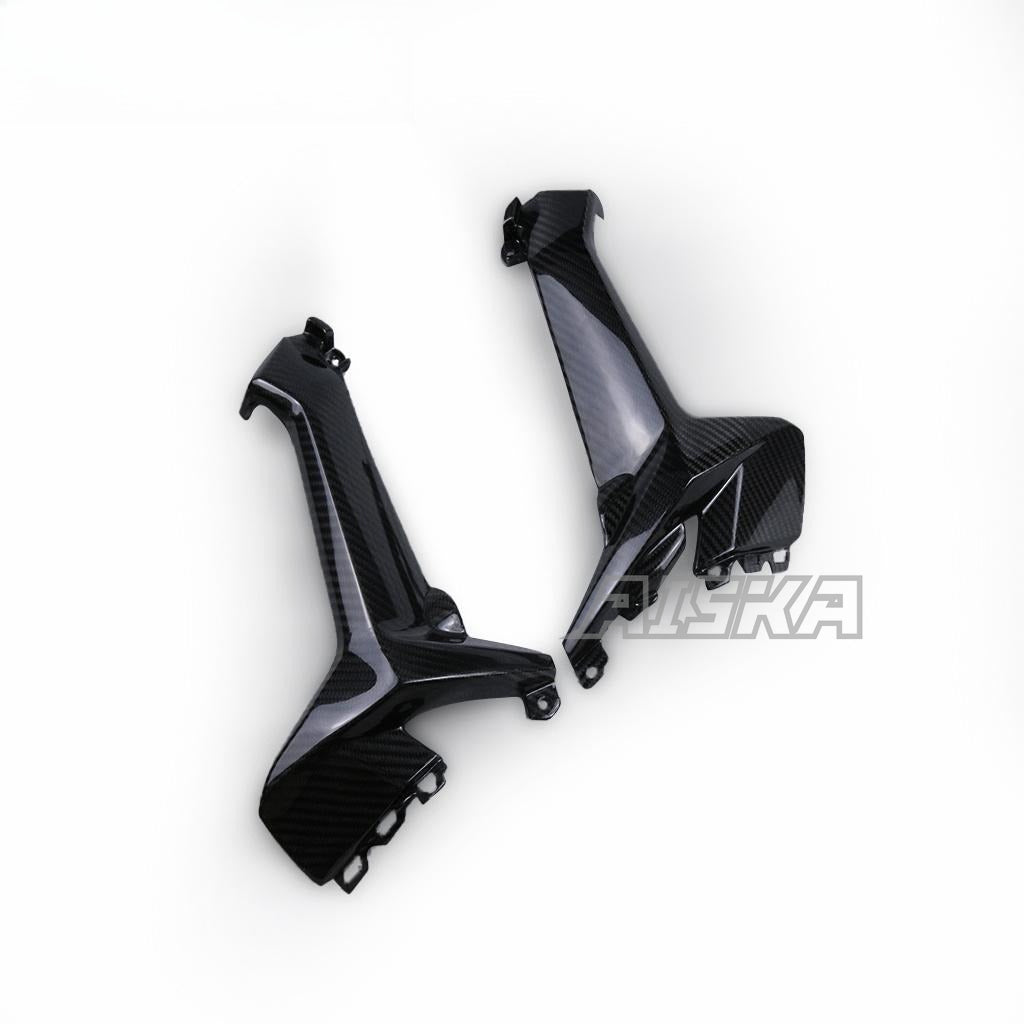 AISKA Dry Carbon Fiber Motorcycle Front Side Trim Frame Body Cover Panel Fairing Engine Side Panel for Honda CBR1000RR 2017-2024