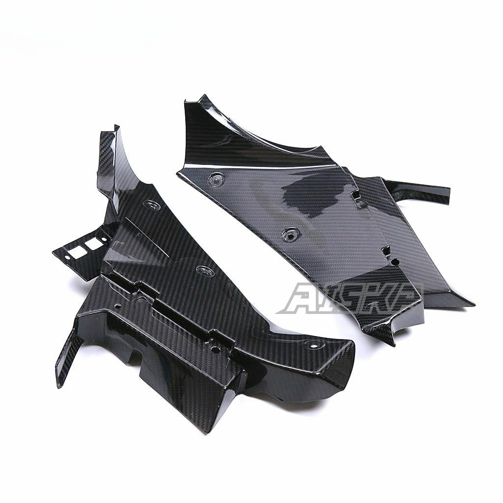 AISKA R7 Carbon Fiber Front Body Fairings Motorcycle Carbon Side Panels Fairings Kits for Yamaha R7 2022 2023 2024