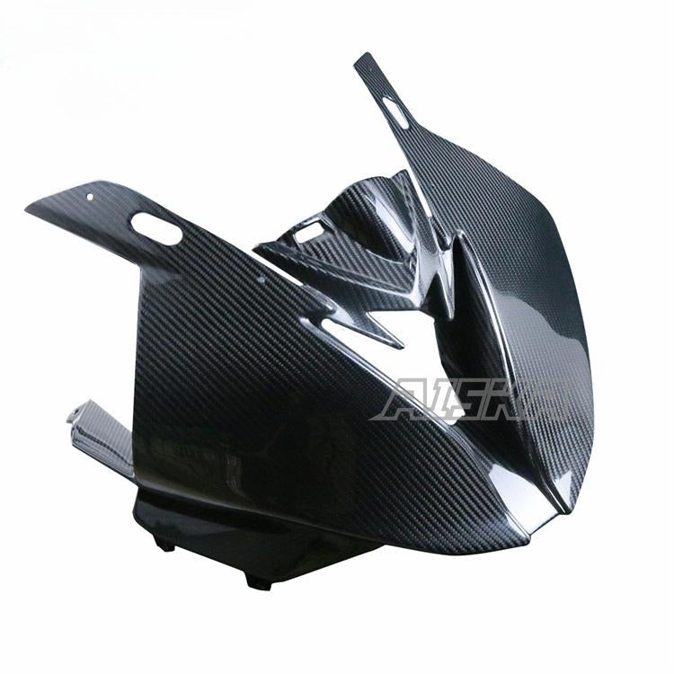 AISKA Twill Weave 100% 3K Full Carbon Fiber Motorcycle AirIntake Front Nose Fairing for BMW S1000RR 2015-2018