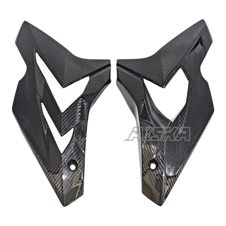 AISKA 100% 3K Twill Weave Carbon Fibre Motorcycle Side Panel Fairings for BMW S1000R 2014-2020