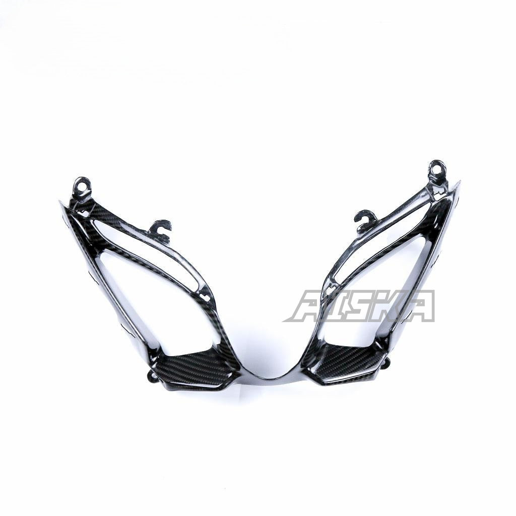 AISKA 100% Dry Carbon Fiber Motorcycle  Accessories Front Car Lampshade for Suzuki GSX-R1000 2017-2023