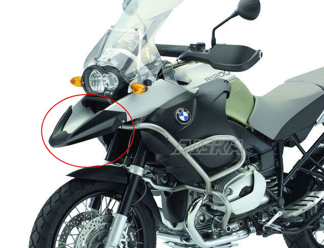 AISKA Motorcycle Carbon Fiber Front Nose Fairing Front Wheel Fender Extender Cowl Cover for BMW R1200GS R1250GS 2020+