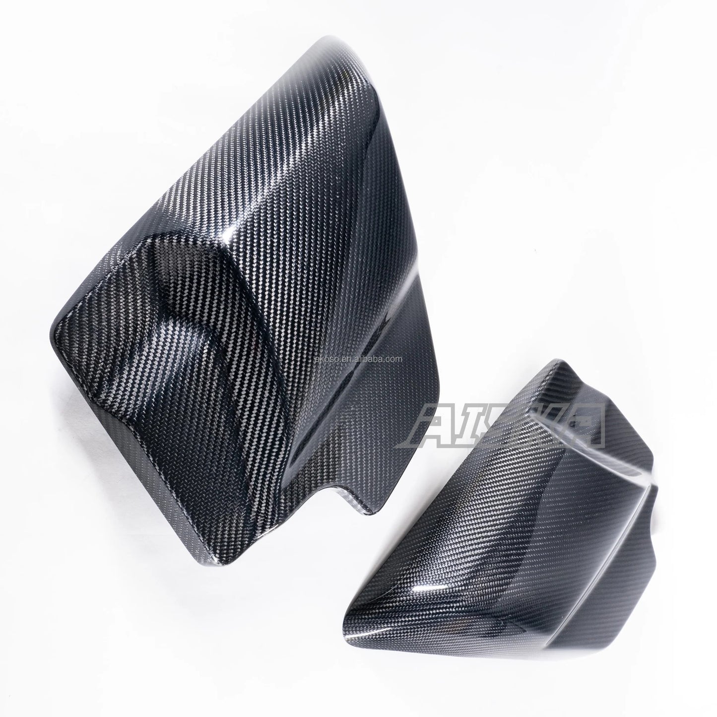 AISKA 2009-2023 Touring Carbon Fiber Side Covers Battery Covers for Harley Davidson Touring Bikes 2019-2023 CVO Excluded