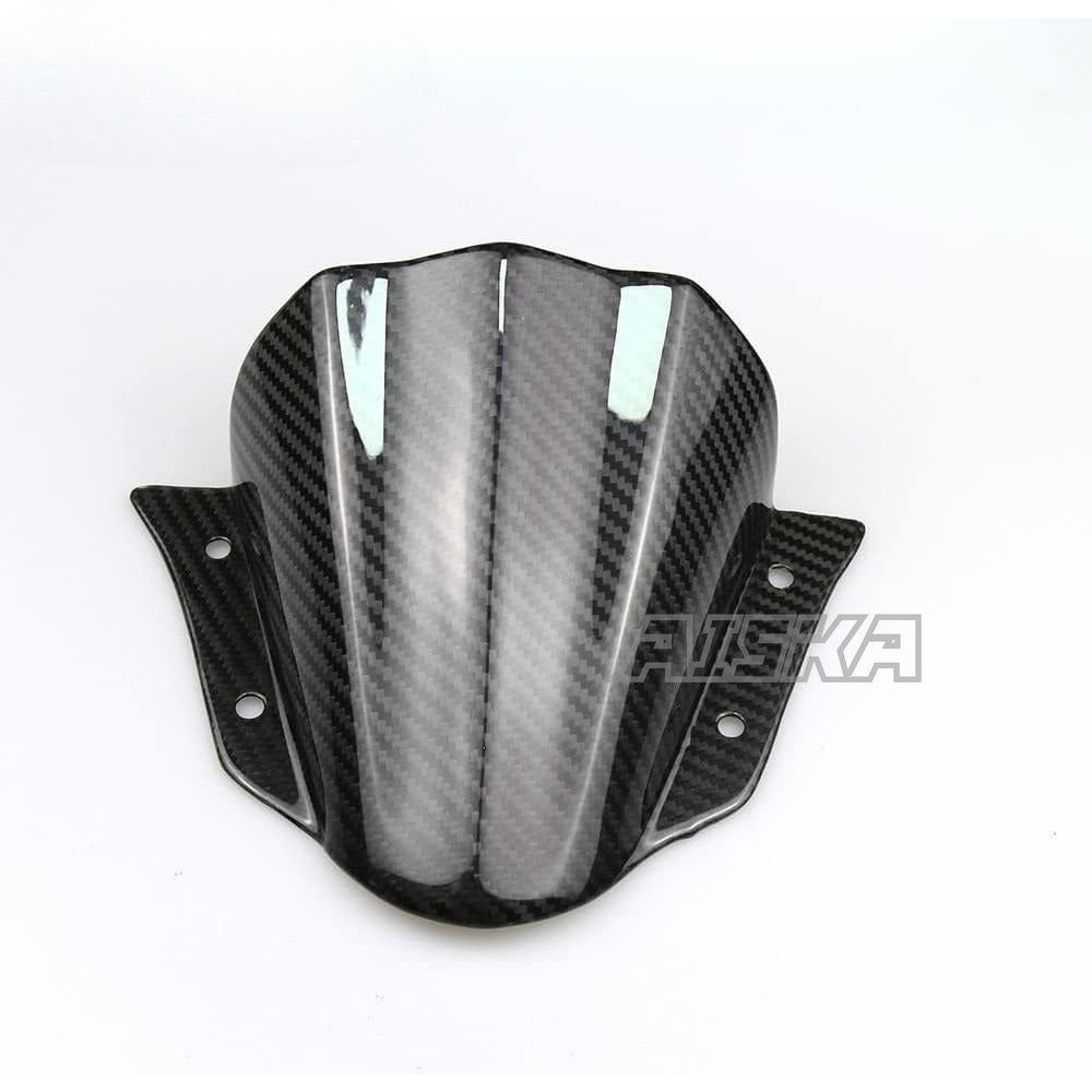 AISKA 3K Carbon Fiber Motorcycle Windshield Windscreen Airflow Wind Deflectors for Yamaha MT09/SP FZ-09 2013 2014 2015 2016