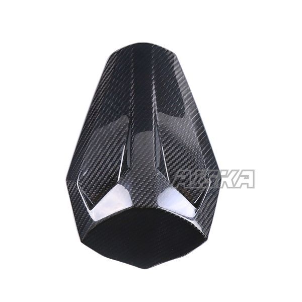 AISKA 3K Dry Carbon Fiber Motorcycle Passenger Rear Tail Seat Cowl Cover Fairing for Kawasaki Ninja ZX-4R ZX-4RR 2020+
