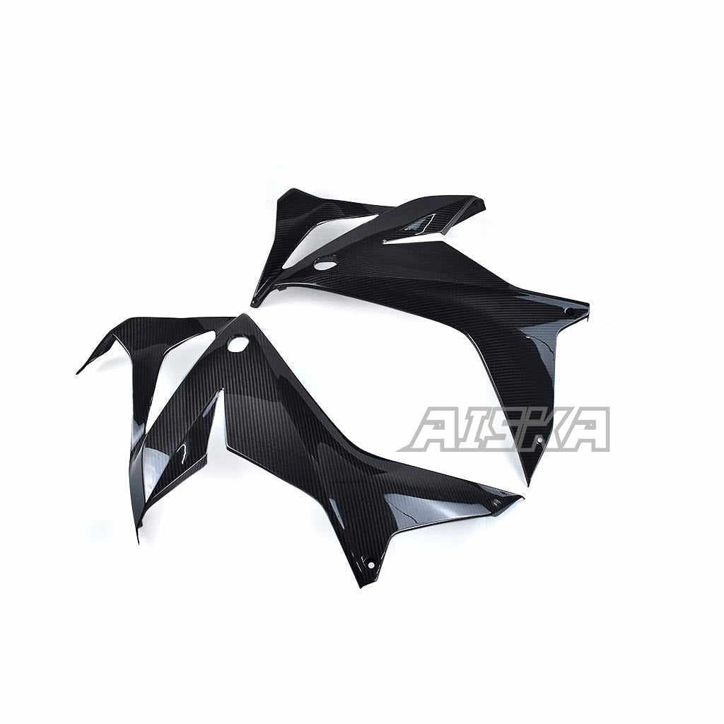 AISKA Motorcycle 3K Dry Carbon Fiber Front Upper Side Panels Frame Covers Fairing Panel Cowling Kits for Honda CBR650R 2019+