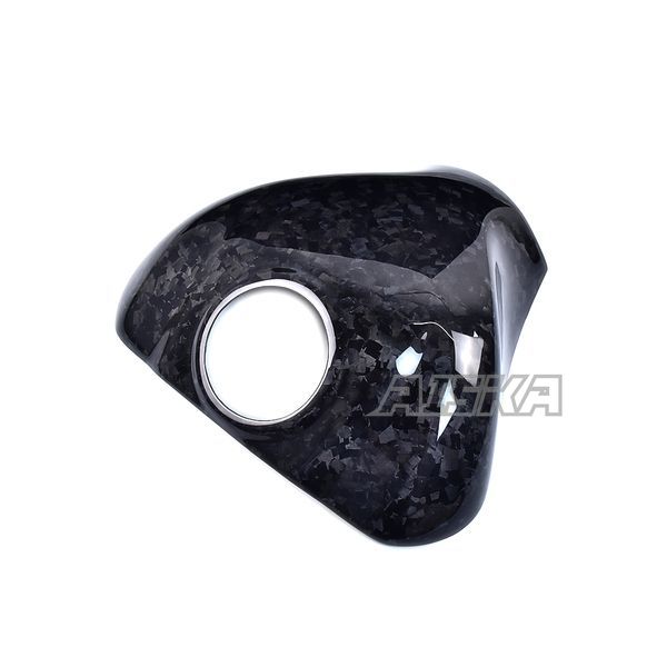 AISKA 3K Dry Carbon Fiber Motorcycle Accessories Fuel Gas Tank Cover for Kawasaki Ninja ZX10R ZX-10R 2016-2020