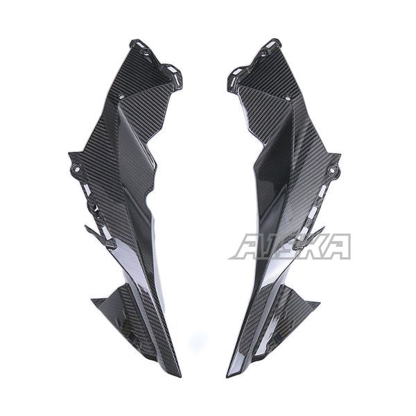 AISKA 3K Dry Carbon Fiber Motorcycle Front Inner Dash Side Panel Fairing for KTM 1290 Super Duke R 2020 2021 2022 2023 2024