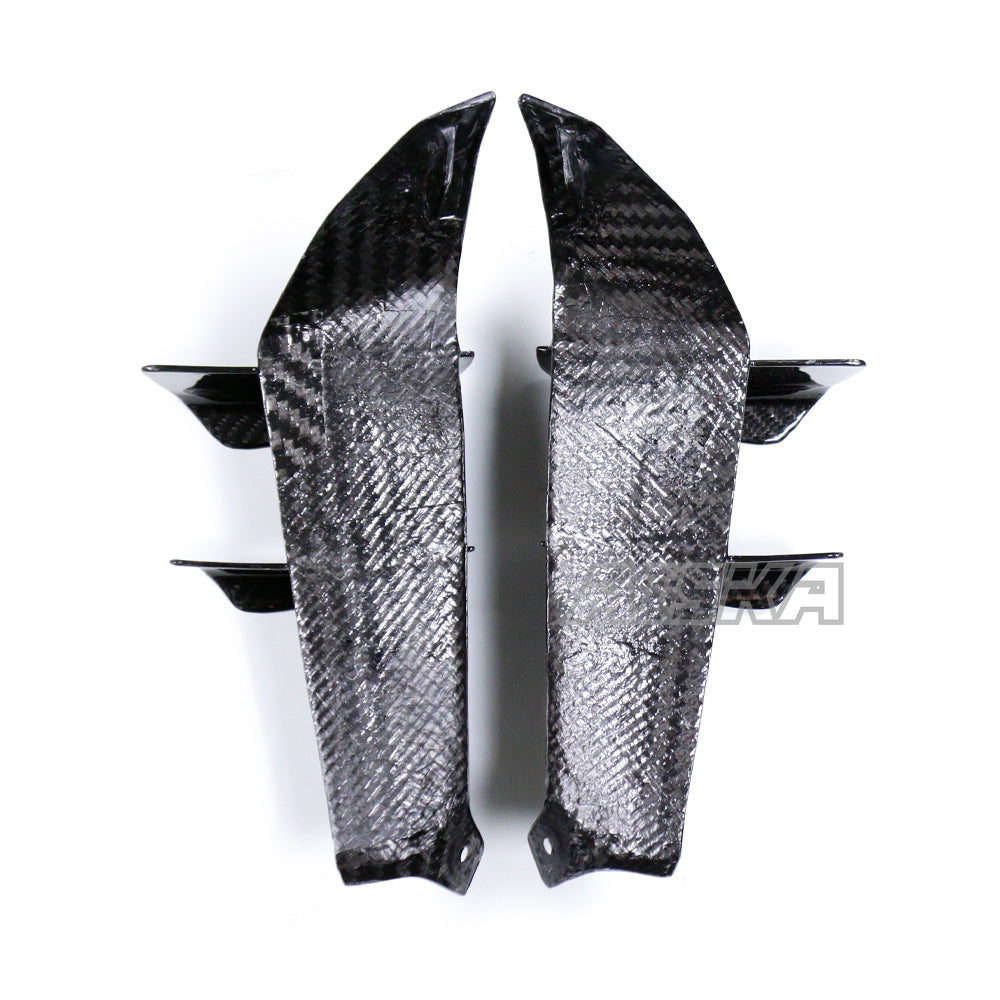 AISKA 100% 3K Dry Carbon Fiber Motorcycle Radiator Guard Side Covers for Yamaha MT09 FZ09 2024-2025