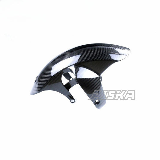 AISKA 100% 3K Dry Carbon Fiber Motorcycle  Accessories Front Fender for Suzuki GSXR1000 2017+