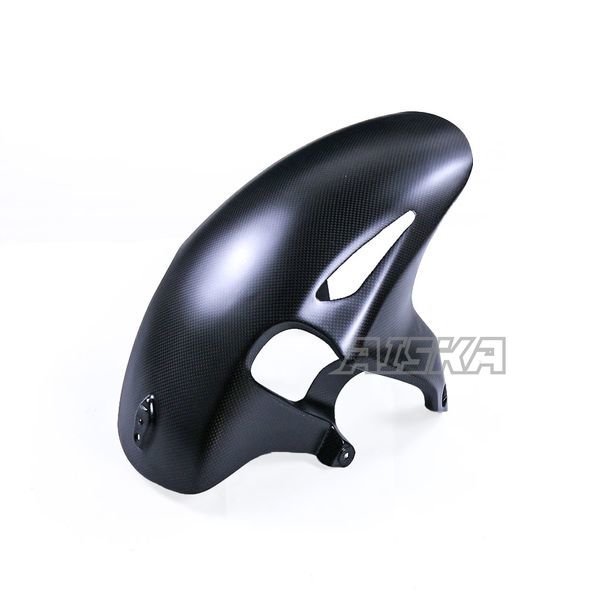 AISKA Carbon Fiber Motorcycle Front Wheel Mud Flap Splash Front Fender Hugger Mudguard for Honda CBR1000RR-R 2021 2022 2023 2024