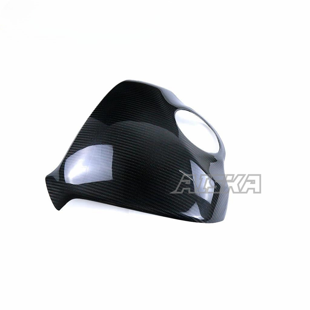 AISKA Motorcycle Carbon Fuel Tank Cover Shroud Fairing Part Kit Carbon Fiber Full Tank Cover for Yamaha R3 2022 2023 2024