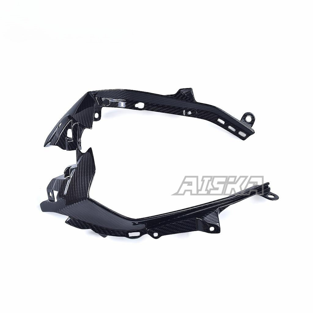 AISKA R6 Carbon Fiber Front Headlight Cockpit Side Plate Motorcycle Front Side Fairings Panels for Yamaha R6 2017-2024 2022 2023