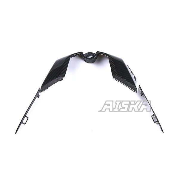 AISKA 3K Dry Carbon Fiber Motorcycle Fuel Tank Airbox Front Piece Cover Fairing for Kawasaki Ninja ZX-4R ZX-4RR ZX25R 2020-2024
