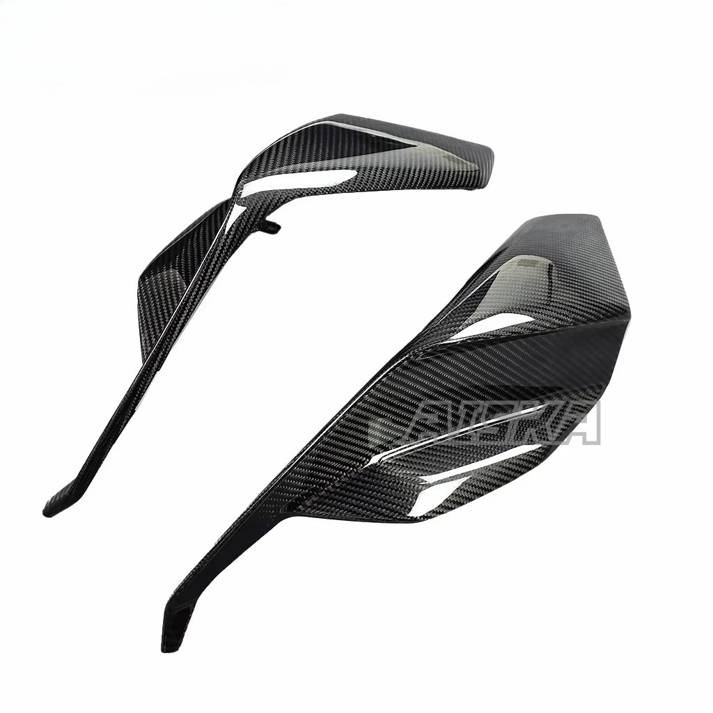 AISKA 3K 3*3 Carbon Fiber Motorcycle Accessories Front Headlight Fairing Lower Cover for Aprilia RSV4  2021+