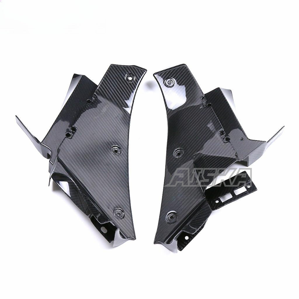 AISKA R7 Carbon Fiber Front Body Fairings Motorcycle Carbon Side Panels Fairings Kits for Yamaha R7 2022 2023 2024
