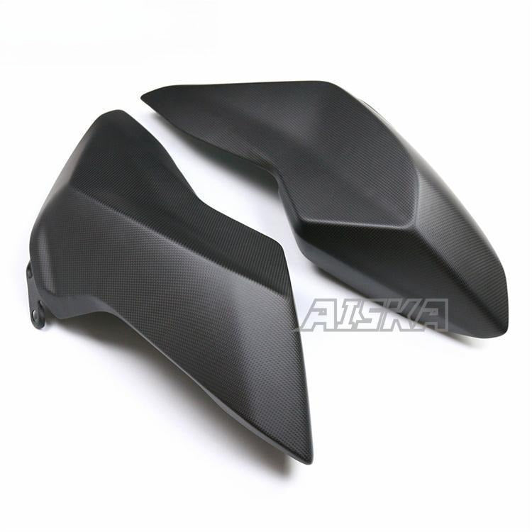 AISKA 100% Carbon Fiber  Motorcycle Accessories Front Fuel tank Side Panel for Ducati Hypermotard 950 2019+