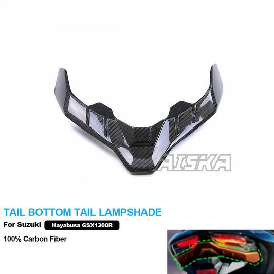 AISKA 3K Dry Carbon Fiber Motorcycle Tail Bottom Tail Lampshade for Suzuki GSX1300R Hayabusa 2021-2025