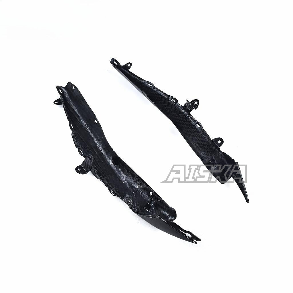 AISKA Motorcycle Carbon Side Panel Accessories Tail Rear Seat Inside Side Cover Panels Fairing for Yamaha R3 2022 2023 2024