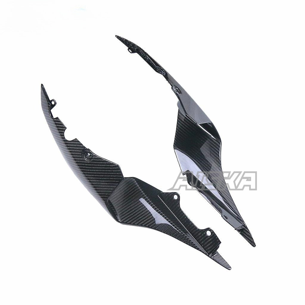 AISKA 3K Dry Carbon Fiber Tail Frame Cover Fairing Rear Seat Side Panel Cover for Yamaha YZF R1 R1S R1M 2015-2025