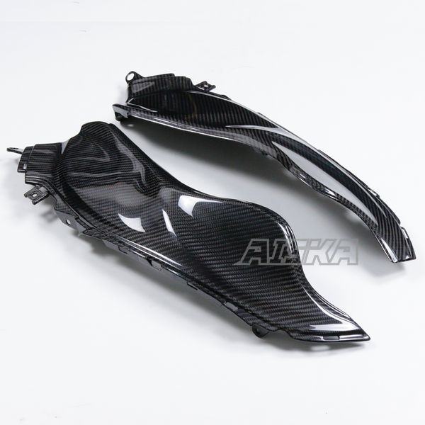 AISKA 100% 3K Carbon Fiber Motorcycle Front Long Dash Side Panel Set for Suzuki GSX1300 R Hayabusa Gen2 2008-2020
