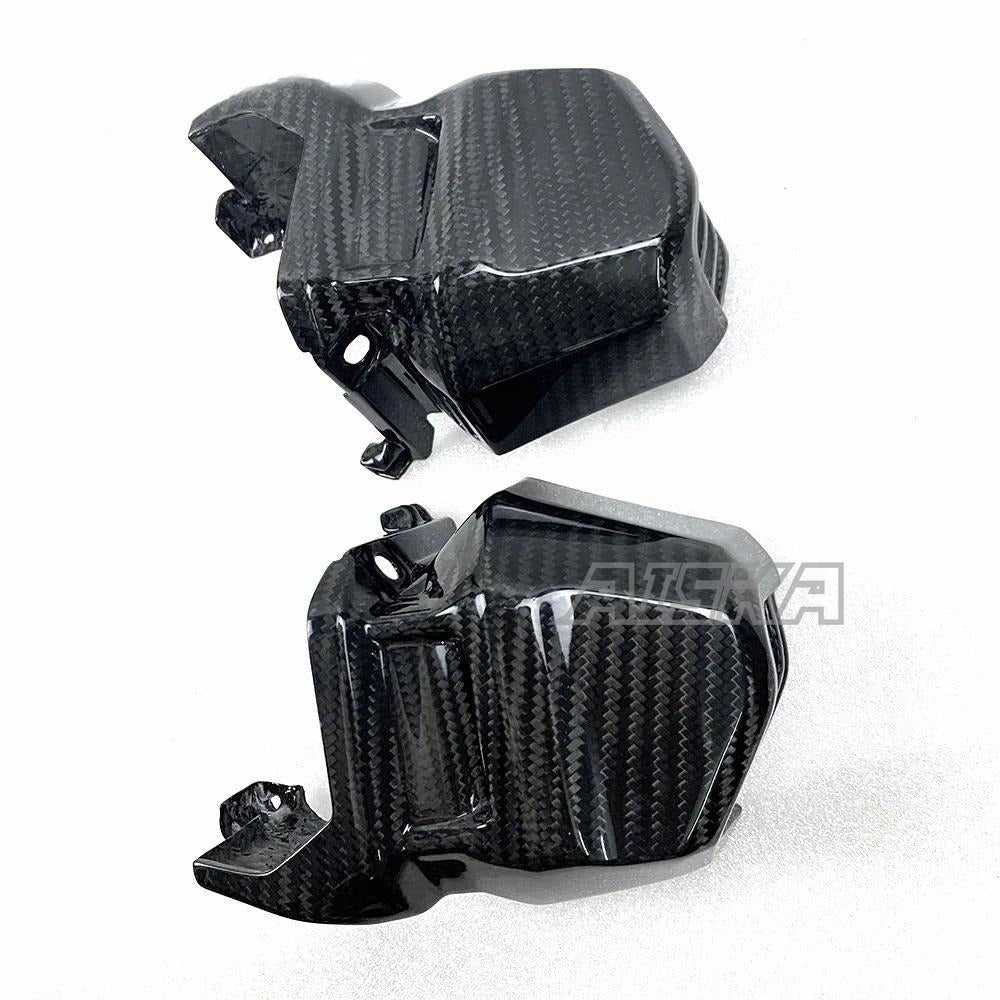 AISKA Motorcycle 3K Dry Carbon Fiber Engine Cover Clutch Cover Small Frame Cover Side Panels for Honda CB650R CBR650R 2019+