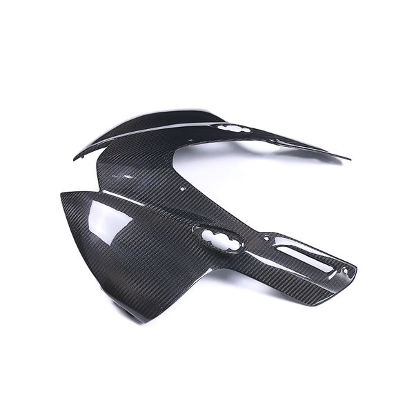 AISKA Carbon Fiber Motorcycle Front Nose Upper Headlight Cover Cowl Fairing for Honda CBR1000RR-R 2021 2022 2023 2024