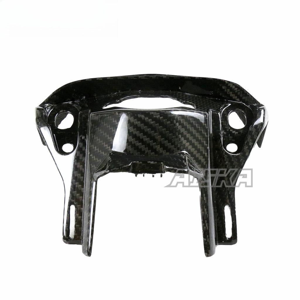 AISKA Dry Carbon Fiber Motorcycle Ignition Key Ring Hole Trim Cover for Honda CB650F CBR650F 2014-2018 CB650R CBR650R 2019+