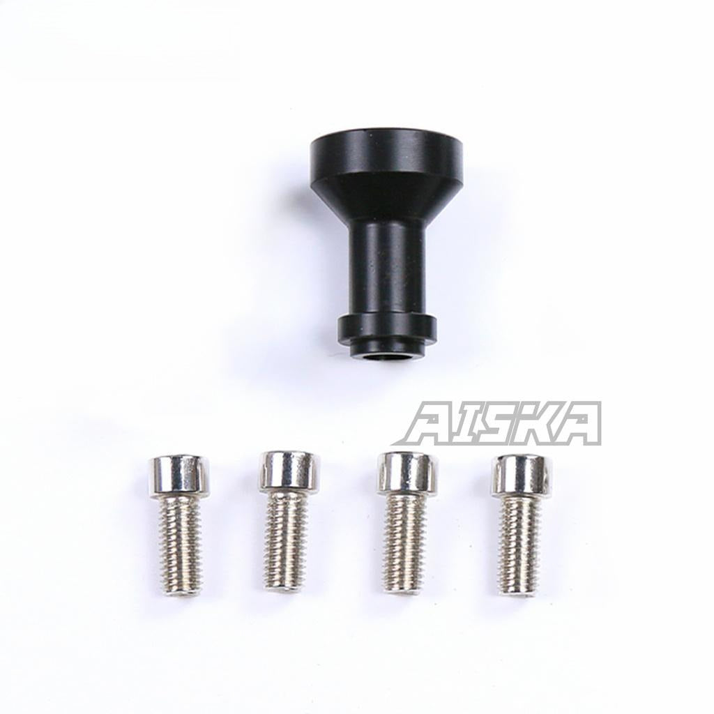 AISKA CNC Aluminum Dry Carbon Fiber Footpeg Rearset Motorcycle Racing Adjustable Rear Footrest for Ducati Panigale V4 V4R V4S