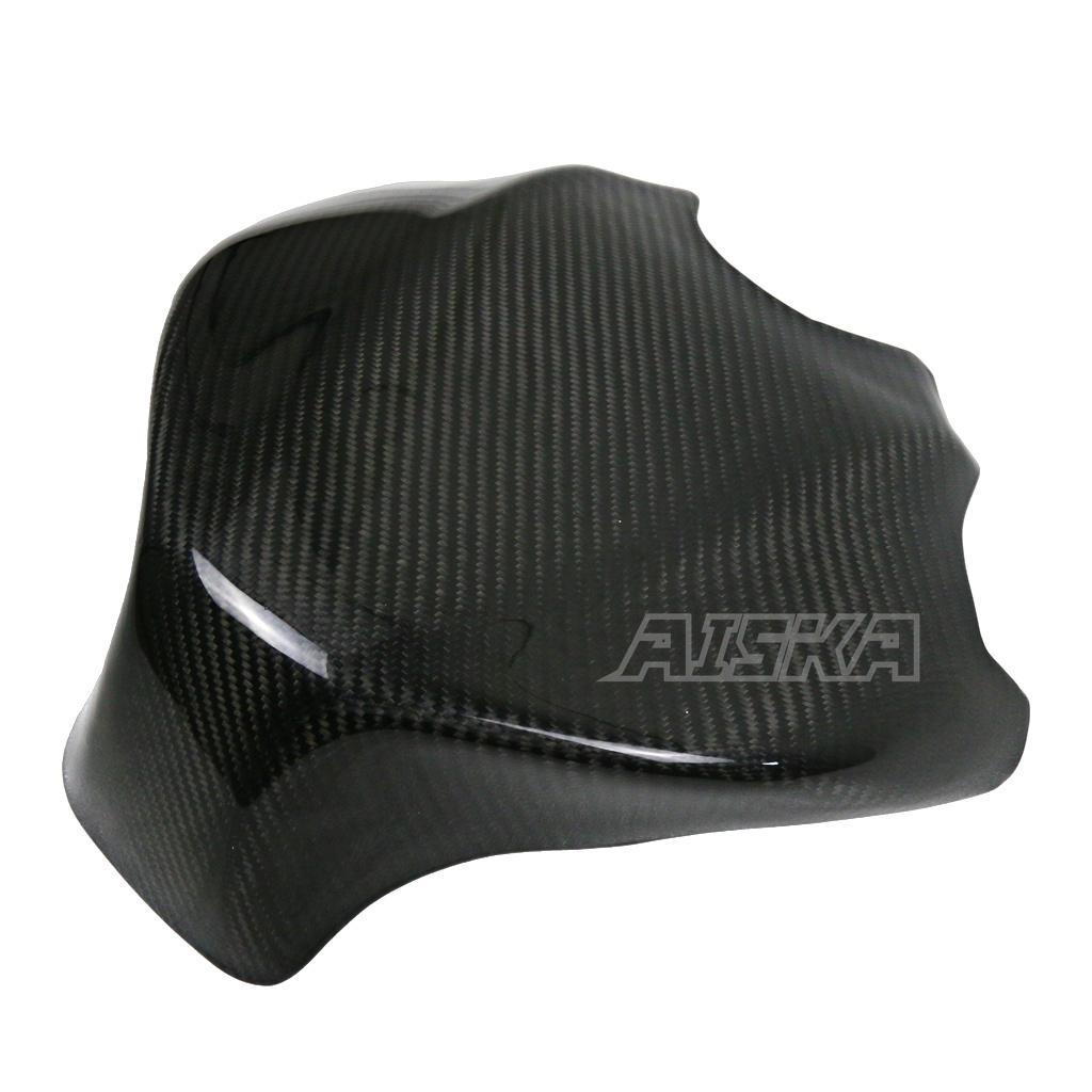 AISKA Dry Carbon Fiber Motorcycle Fuel Tank Cover Gas Tank Fairing Cover for Honda CB650F CBR650F 2014-2018 CB650R CBR650R 2019+