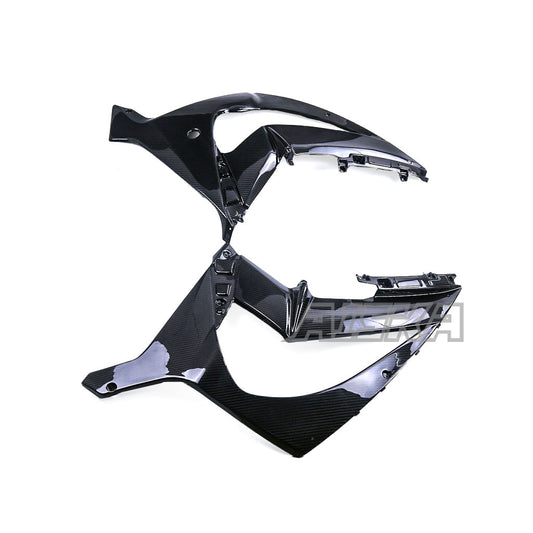 AISKA 3K Dry Carbon Fiber Motorcycle Front Upper Side Panels Fairing for Kawasaki Ninja ZX10R ZX-10R 2011-2015