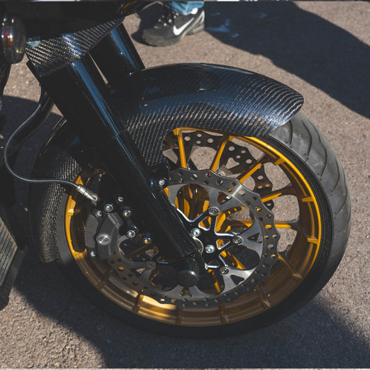 AISKA Harley Davidson Touring Street Glide Road King Road Glide 2014-2024 Carbon Fiber Front Fender