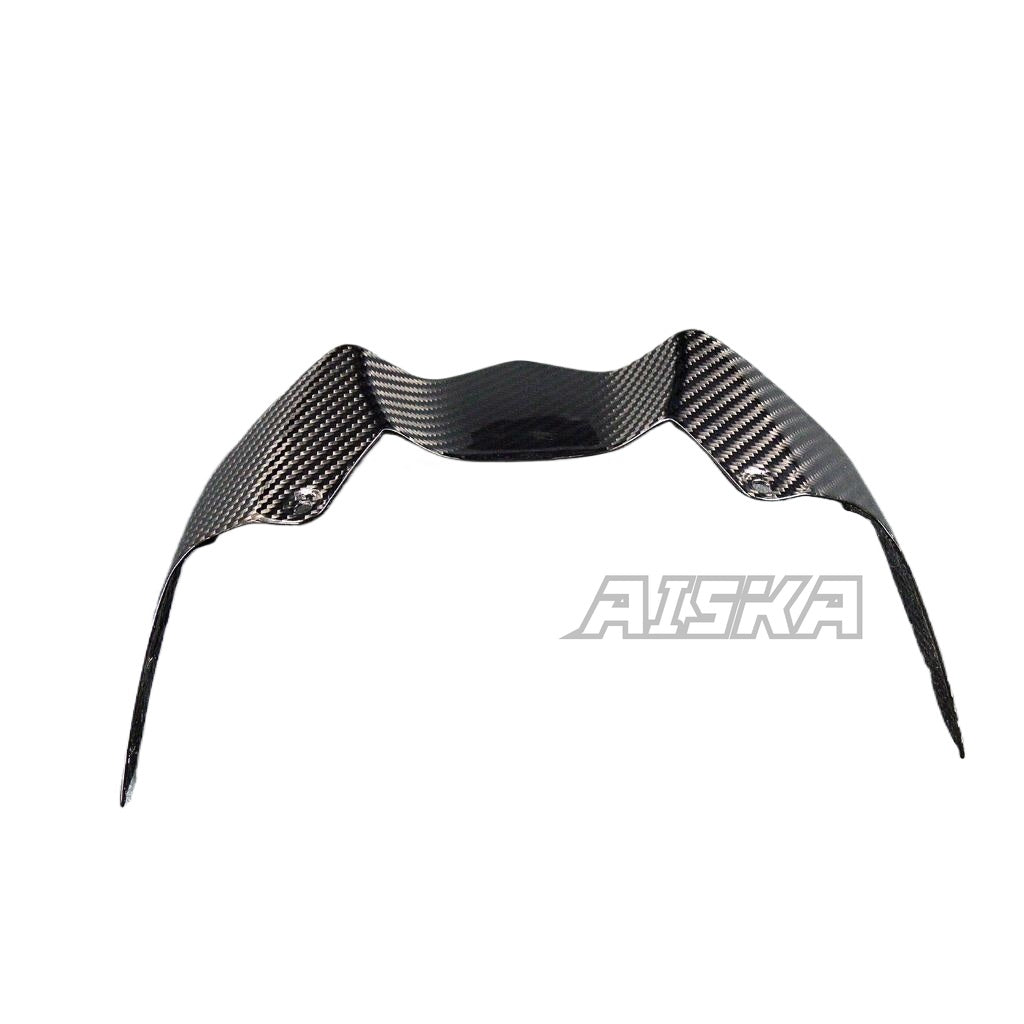 AISKA 3K Dry Carbon Fiber Motorcycle Accessories Front Beak Nose Cone Extension Fairing for Kawasaki Z900 2017 2018 2019