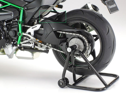 AISKA Full 3K Dry Carbon Fiber Motorcycle Rear Fender Hugger Mudguard for Kawasaki Ninja H2 H2R 2015-2024