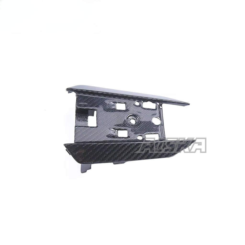 AISKA 3K Pure All Dry Carbon Fiber Motorcycle Body Accessories Tail Seat Cover Plate Tail Bottom Plate for Aprilia RSV4 Tuono V4 2021-2024