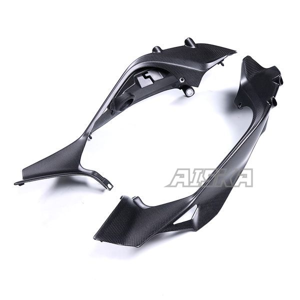AISKA 100% 3K Full Dry Carbon Fiber Motorcycle Under Seat Side Panel Cover Fairings for Ducati Panigale V4 V4S 2025