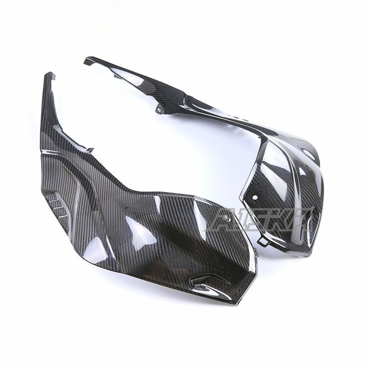 AISKA 100% 3K Carbon Fiber Motorcycle Fully Enclosed Fuel Tank Side Panel Fairing for BMW S1000RR S1000R M1000RR 2019-2025
