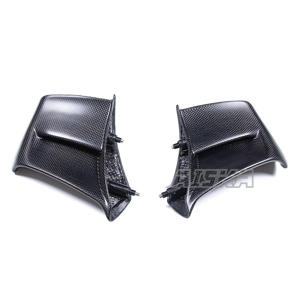 AISKA 100% 3K Full Dry Carbon Fiber Motorcycle Winglets Air Deflector for Ducati Panigale V4 V4S 2025