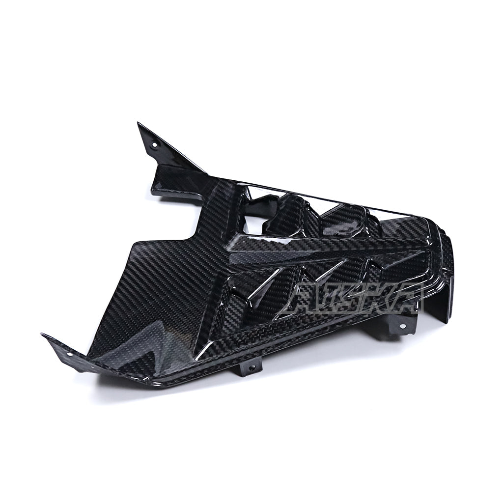 AISKA 100% 3K Twill Glossy Dry Carbon Fiber Lower Radiator Surround Cover for Aprilia RS457 2023 2024 2025