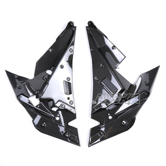 AISKA Full 3K Dry Carbon Fiber Motorcycle Side fairing Inner Part for Kawasaki Ninja H2 H2R 2015-2024