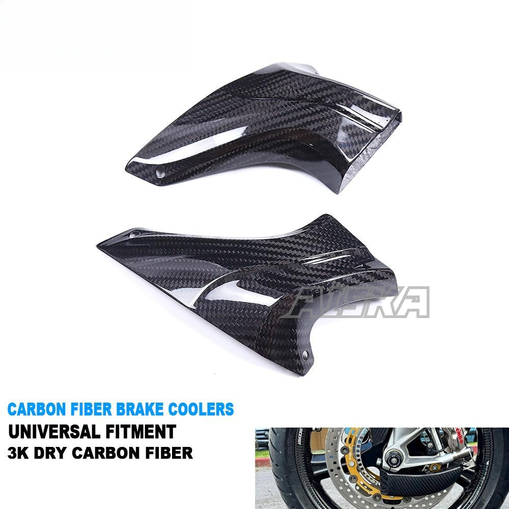 AISKA Universal Carbon Fiber Fairings Parts Motorcycle Brake Disk Cooler Air Duct for BMW S1000R S100RR M1000XR R1300GS R1250GS