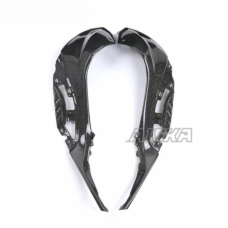 AISKA 100% Pre-Preg 3K Carbon Fiber Motorcycle Fuel Tank Side Cover Side Panel for BMW S1000R M1000R S1000RR M1000RR 2019-2025