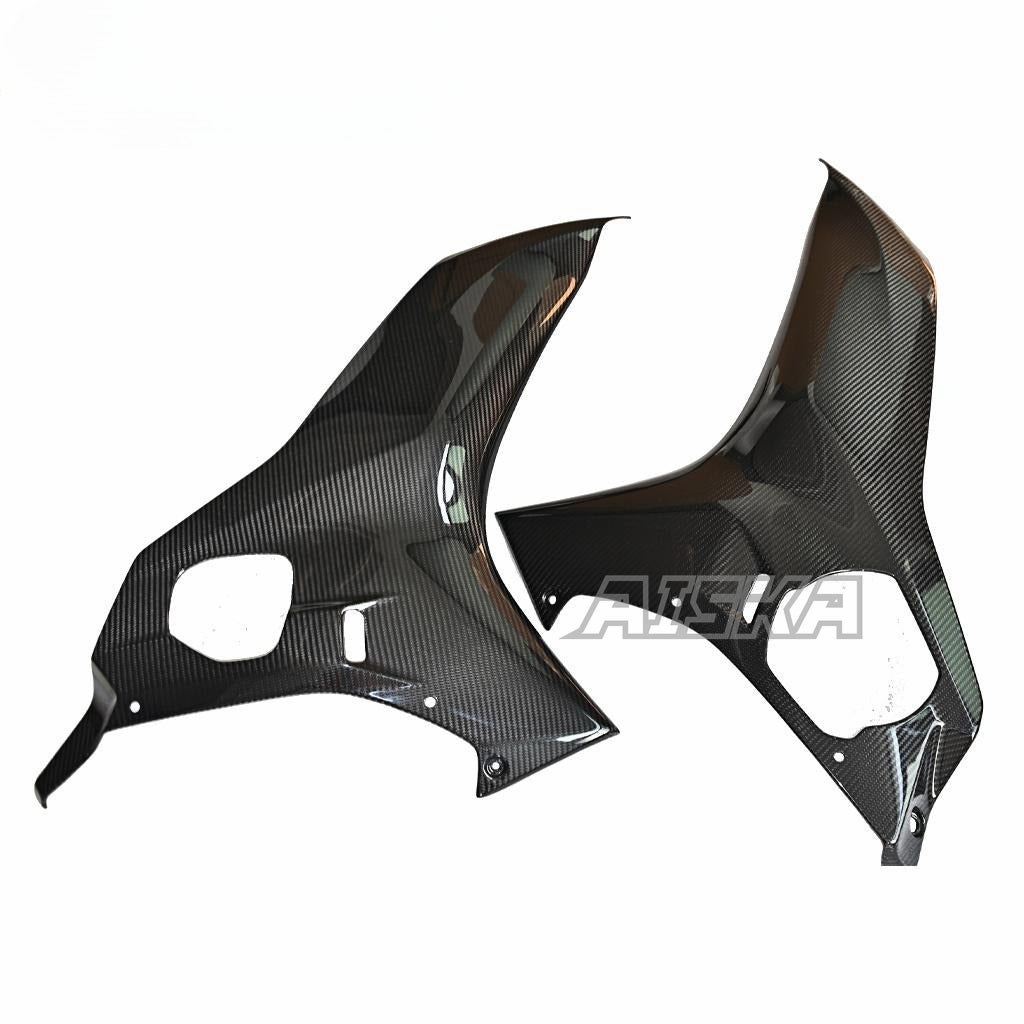 AISKA R6 Carbon Fiber Side Fairings Motorcycle 3K Full Carbon Fibre Front Body System Side Fairings Kit for Yamaha R6 2017-2024
