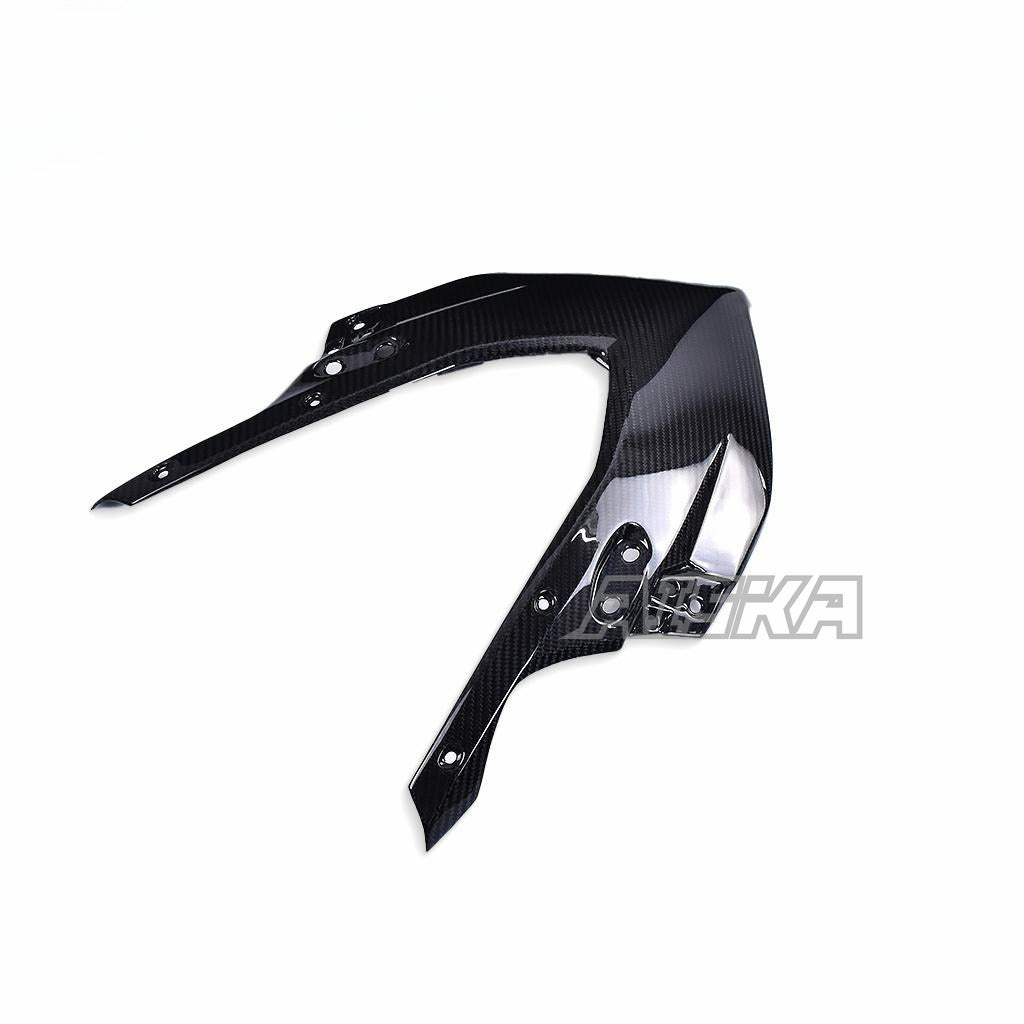 AISKA Motorcycle 3K Dry Carbon Fiber Upper Front Headlight Nose Housing Fairing Cover for Honda CB650R CBR650R 2019+