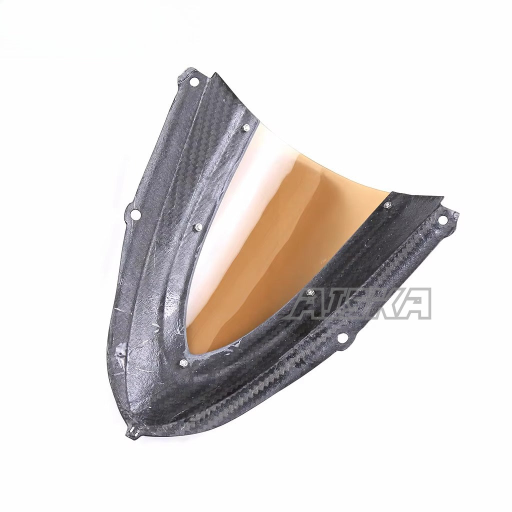 AISKA Twill Weave 3K 3*3 Carbon Fiber Motorcycle Accessories Windshield Panel for Aprilia RSV4 Tuono V4 Factory 2021+
