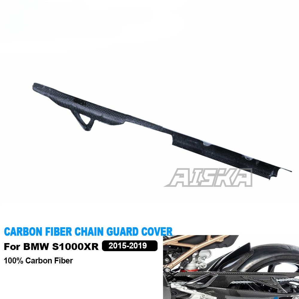AISKA Wholesale High Quality Twill Weave Motorcycle Full Carbon Fiber Chain Guard Cover for BMW S1000XR 2015-2019